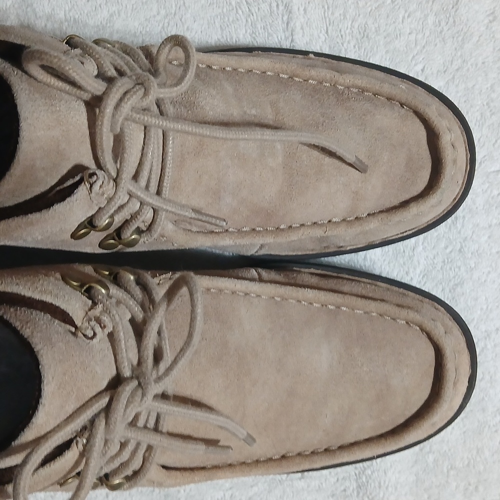 Born Griffin Lace-Up Cream Booties Size 9 Womans - Picture 3 of 7